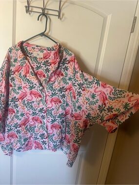 Printfresh “flock of flamingos” set